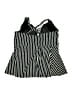 Torrid Stripes Black Swimsuit Top Size 3X Plus (3) - photo 2