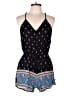 Xhilaration 100% Rayon Paisley Blue Romper Size L - photo 1
