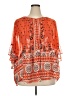 Style&Co 100% Polyester Orange 3/4 Sleeve Blouse Size 3X - photo 1