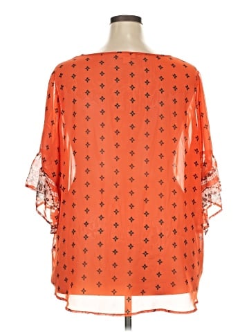 Style&Co 3/4 Sleeve Blouse (view 2)