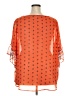 Style&Co 100% Polyester Orange 3/4 Sleeve Blouse Size 3X - photo 2