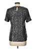 The Limited Metallic Silver Short Sleeve Top Size L - photo 2