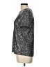 The Limited Metallic Silver Short Sleeve Top Size L - photo 5