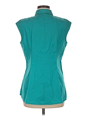 Lafayette 148 New York Sleeveless Button-Down Shirt (view 2)