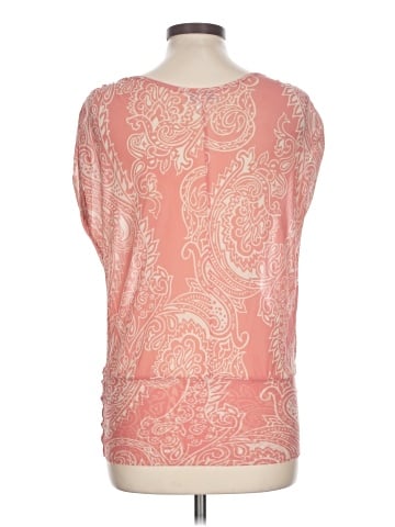 New York & Company Short Sleeve Blouse (view 2)