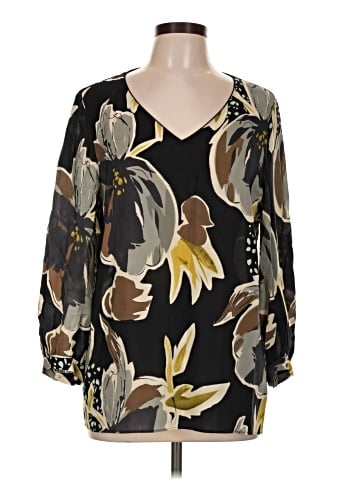 Lafayette 148 New York 3/4 Sleeve Blouse (view 1)