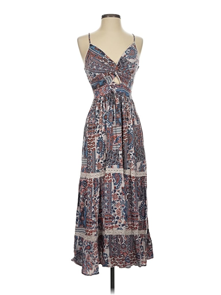 Pre-owned Angie Casual Dress In Blue