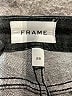FRAME Chevron-herringbone Black Gray Jeans Size 28 waist - photo 7