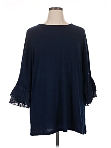 Suzanne Betro 3/4 Sleeve Blouse (view 1)