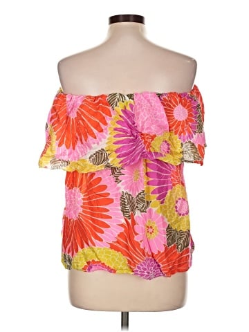 Trina Turk Sleeveless Silk Top (view 2)