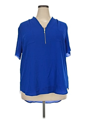 Jaclyn Smith Short Sleeve Blouse (view 1)