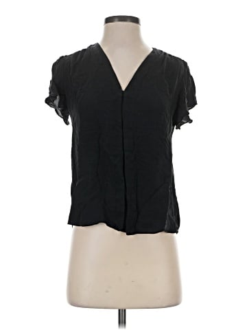 Rebecca Taylor Short Sleeve Silk Top (view 1)