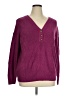 St. John's Bay Purple Pullover Sweater Size 1X - photo 1