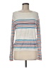 Hinge Stripes White Pullover Sweater Size M - photo 1
