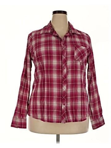 Faded Glory Long Sleeve Button-Down Shirt (view 1)