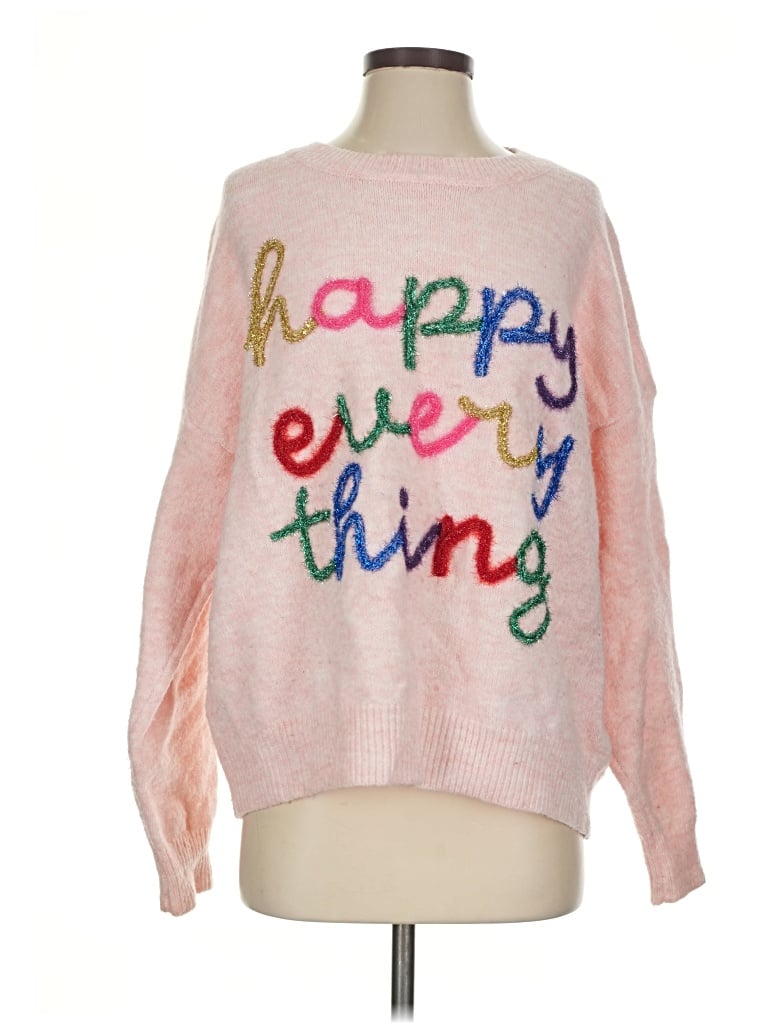 Pre-owned Dreamers Pullover Sweater In Pink