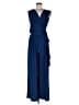 R&M Richards Solid Blue Jumpsuit Size 6 - photo 1