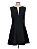Calvin Klein 100% Polyester Solid Black Cocktail Dress Size 12 - photo 1