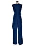 R&M Richards Solid Blue Jumpsuit Size 6 - photo 2
