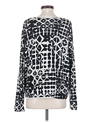 Garnet Hill Long Sleeve Silk Top (view 2)