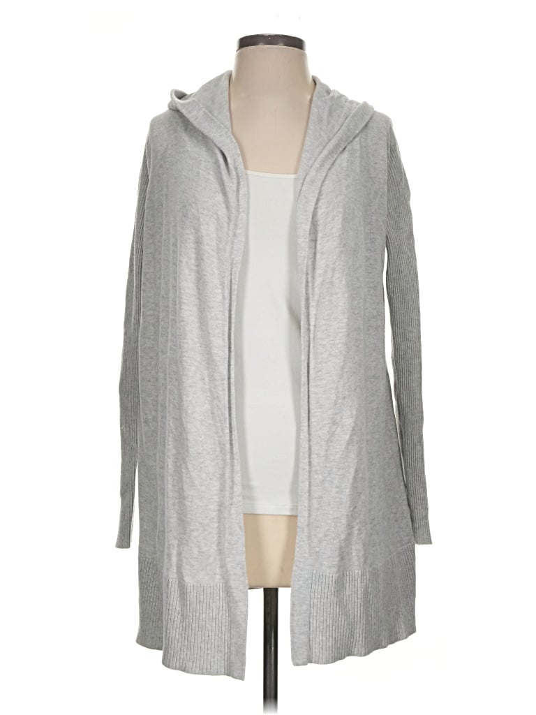 Pre-owned Athleta Cardigan Sweater In Gray