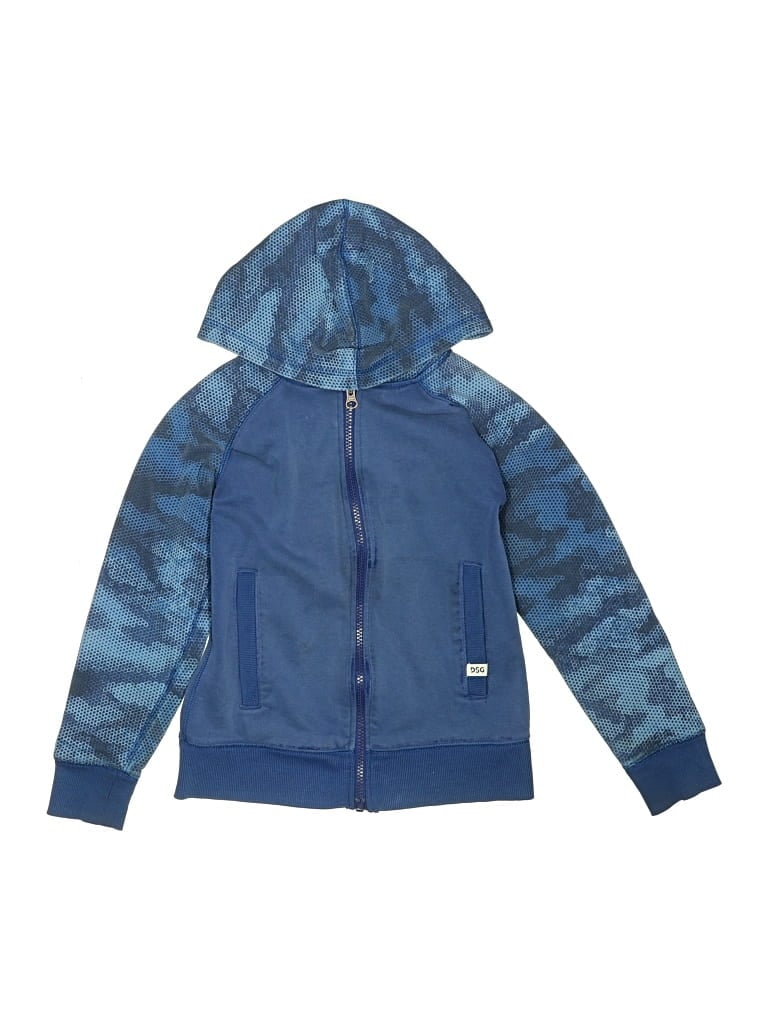 Pre-owned Dsg Kids' Zip Up Hoodie In Blue