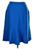 Le Suit Color Block Blue Formal Skirt Size 10 - photo 2
