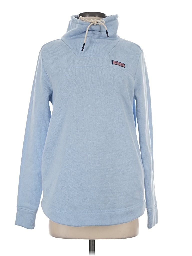 Pre-owned Vineyard Vines Long Sleeve Polo Shirt In Blue