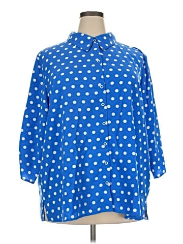 Susan Graver 3/4 Sleeve Blouse (view 1)