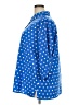 Susan Graver 100% Polyester Polka Dots Blue 3/4 Sleeve Blouse Size 2X - photo 5