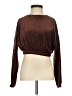 Bozzolo Brown Long Sleeve Blouse Size S - photo 1