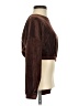 Bozzolo Brown Long Sleeve Blouse Size S - photo 4