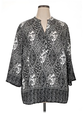 Norm Thompson 3/4 Sleeve Blouse
