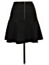 Dynamite Solid Black Casual Skirt Size XS - photo 2