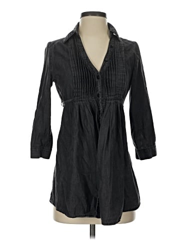 Miley Cyrus & Max Azria 3/4 Sleeve Button-Down Shirt (view 1)
