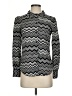 Missoni For Target 100% Polyester Chevron-herringbone Silver Long Sleeve Blouse Size S - photo 1