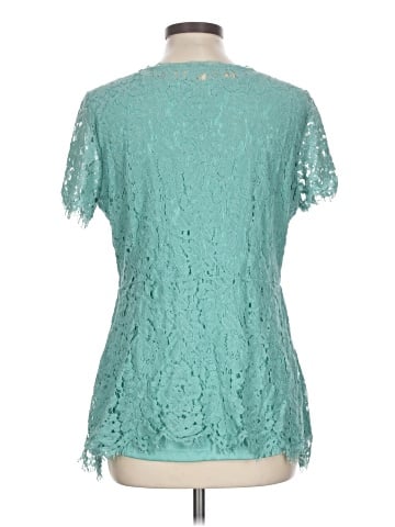 Isaac Mizrahi LIVE! Short Sleeve Blouse (view 2)