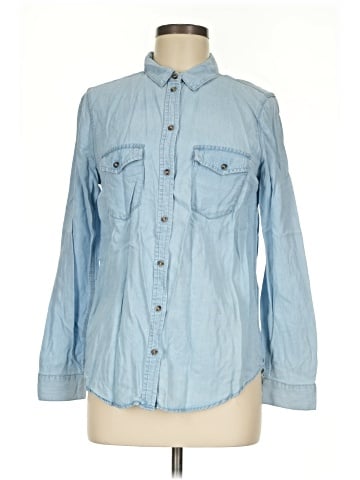 Esmara Long Sleeve Button-Down Shirt (view 1)