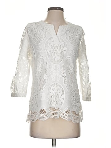 Soft Surroundings 3/4 Sleeve Blouse (view 1)