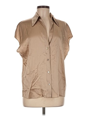 Vince. Sleeveless Silk Top (view 1)