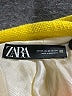 Zara 100% Cotton Yellow Blazer Size XS - photo 6