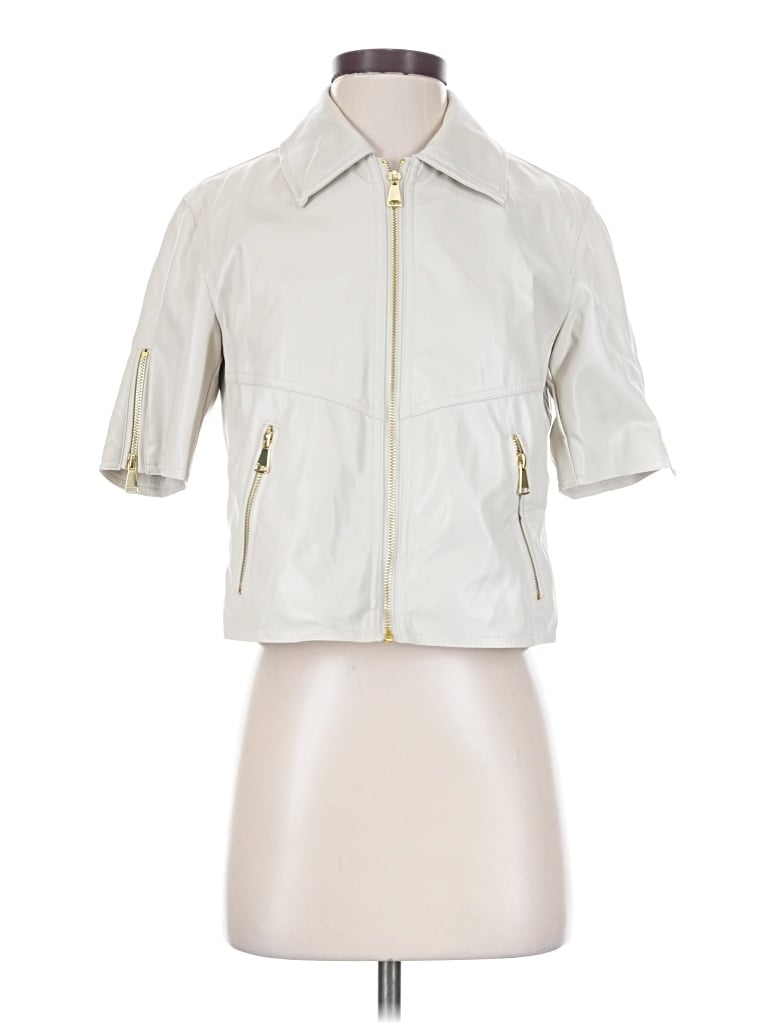 Pre-owned Evereve Jacket In Ivory