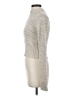 Dynamite Chevron-herringbone Ivory Turtleneck Sweater Size XS - photo 5