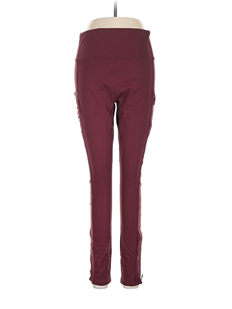 Pre-owned Motion 365 Made By Fabletics Active Pants In Burgundy