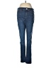 Express Chevron-herringbone Blue Jeans Size 8 - photo 1