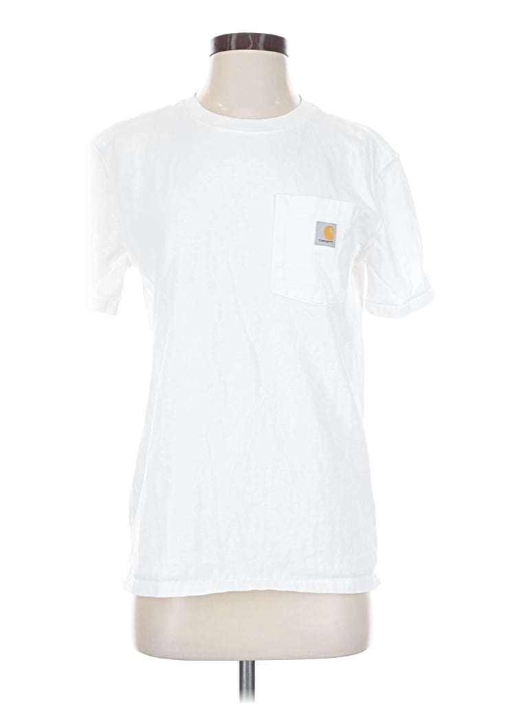 Pre-owned Carhartt Short Sleeve T-shirt In White