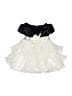 Youngland 100% Polyester Ivory Dress 9-12 MO / 12 MO - photo 1
