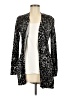 Apt. 9 Animal Print Black Cardigan Size M - photo 1
