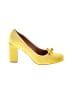 Pazzion Yellow Heels Size 10 1/2 - photo 1