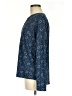 Dana Buchman Blue Long Sleeve Blouse Size M - photo 5